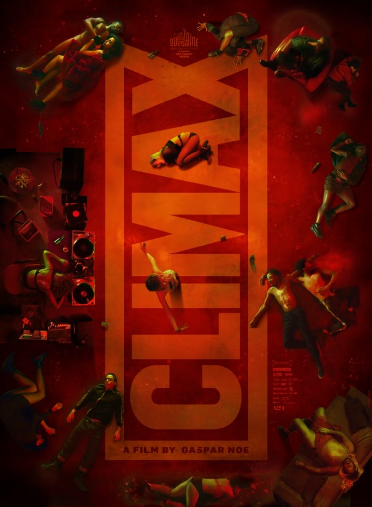 ギャスパーノエ映画『クライマックスClimax』あらすじネタバレと感想。狂気に誘うロングテイクのダンスシーンは圧巻