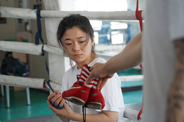 ファイター 北からの挑戦者 ネタバレ結末感想とラストの評価解説 韓国映画界がボクシングと出会って再出発する脱北女性をイム ソンミで描く